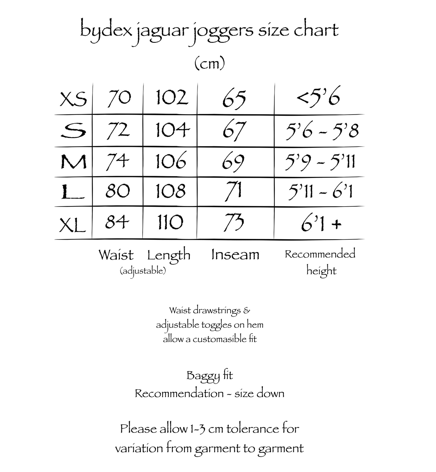 bydex jaguar joggers