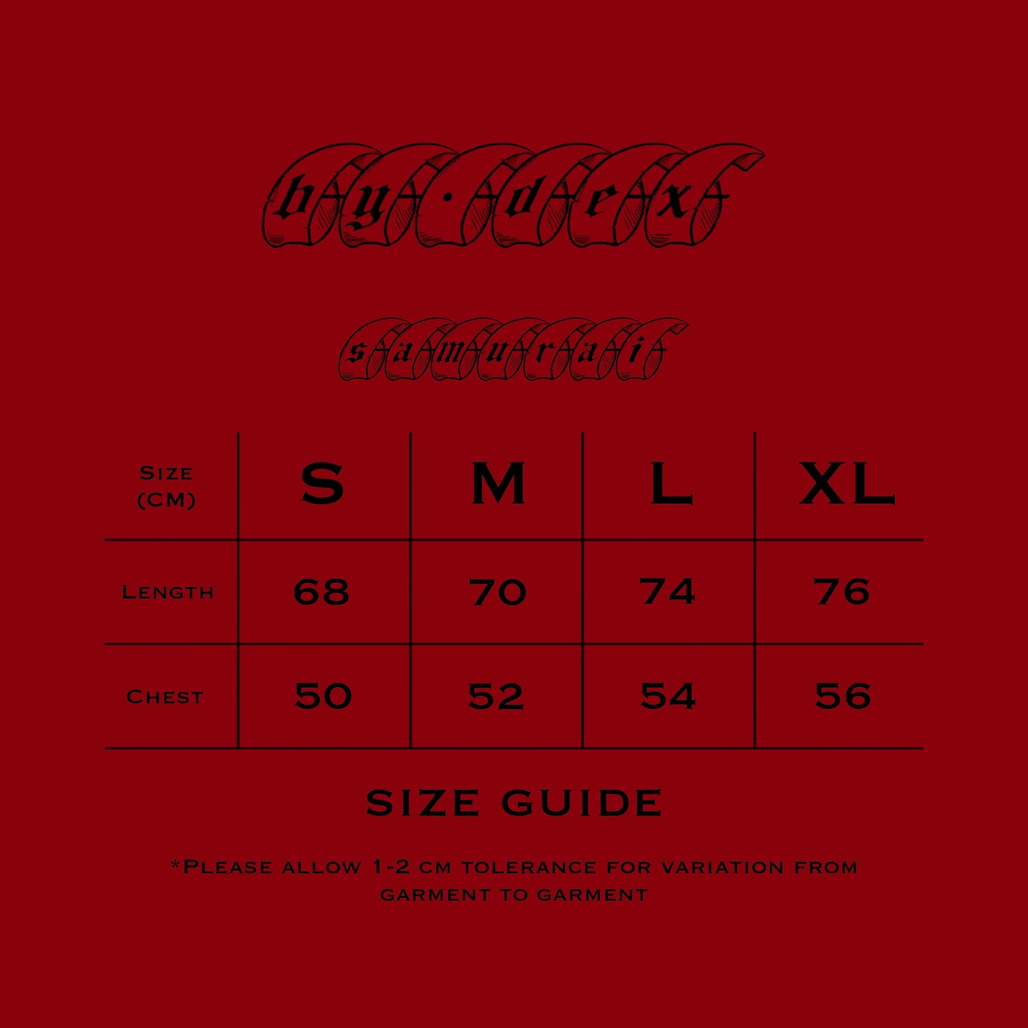 bydex samurai tee [ white ]